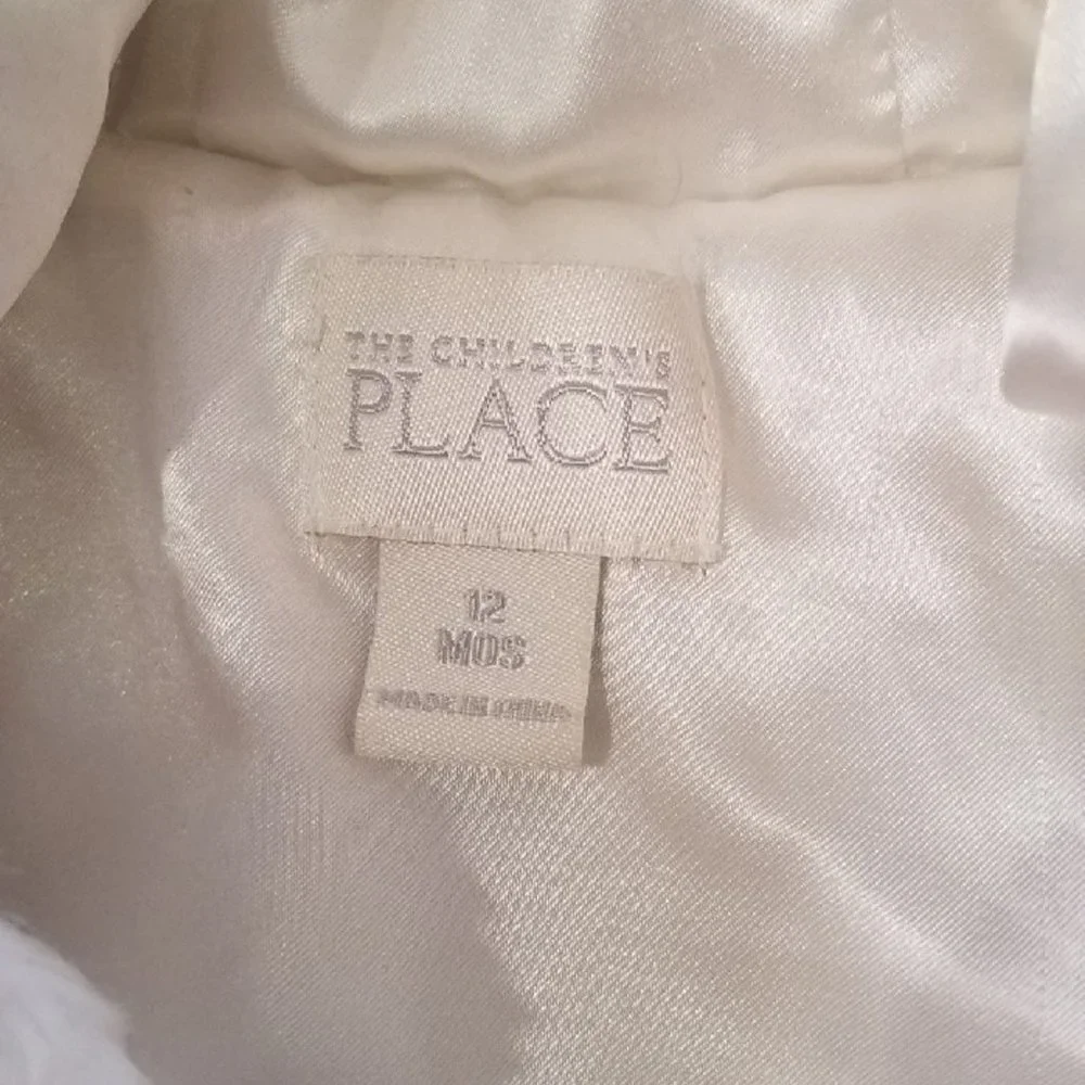 The‎ Children's Place White Winter Coat 12mth